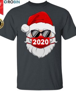 Santa With Face Christmas 2020 Family Pajamas Xmas Funny Shirt