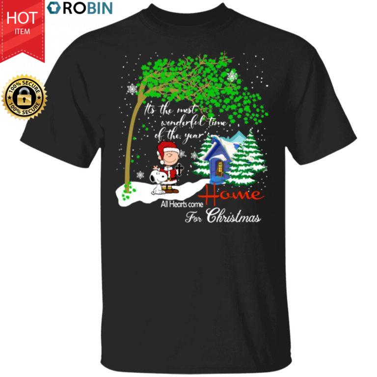 Christmas Snoopy It’s The Most Wonderful Time Of The Year All Hearts