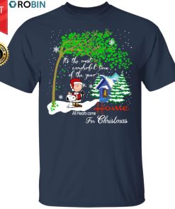 Christmas Snoopy It’s The Most Wonderful Time Of The Year All Hearts
