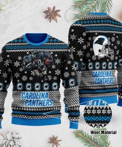 Carolina Panthers 3D Printed Ugly Christmas Sweater Carolina Panthers 3D Printed Ugly Christmas Sweater
