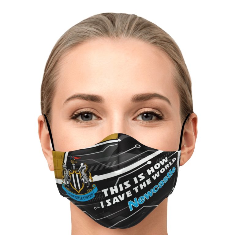 This Is How I Save The World Newcastle Face Mask With PM2.5 Filters