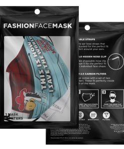 This Is How I Save The World Quick Draw McGraw Face Mask With PM2.5 Filters This Is How I Save The World Quick Draw McGraw Face Mask With PM2.5 Filters