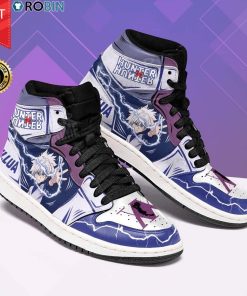 Killua Hunter x Hunter Sneaker Boots – Jordan 1 High Killua Hunter x Hunter Sneaker Boots – Jordan 1 High
