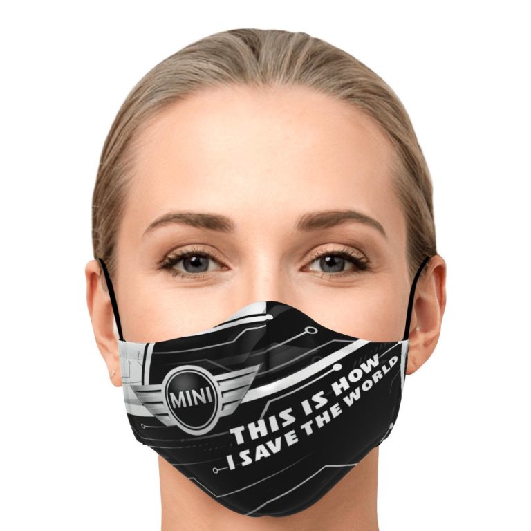 This Is How I Save The World Mini Cooper Face Mask With PM2.5 Filters