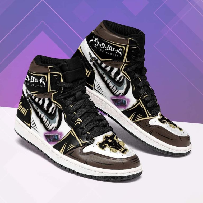 Black Clover Black Bull Yami Sukehiro Jordan 1 High Sneaker