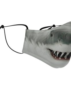 Great White Shark Face Mask With PM2.5 Filter