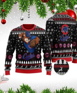 Chicago Cubs Baseball 3D Ugly Christmas Sweater Chicago Cubs Baseball 3D Ugly Christmas Sweater