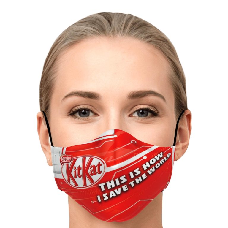 This Is How I Save The World Kit Kat Bar Face Mask With PM2.5 Filters