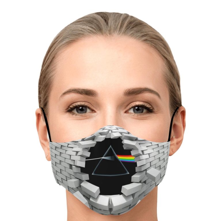 Pink Floyd The Wall Dark Side Of The Moon Face Mask With PM2.5 Filter
