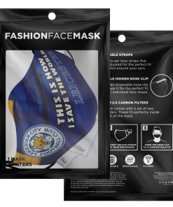 This Is How I Save The World Leicester Face Mask With PM2.5 Filters