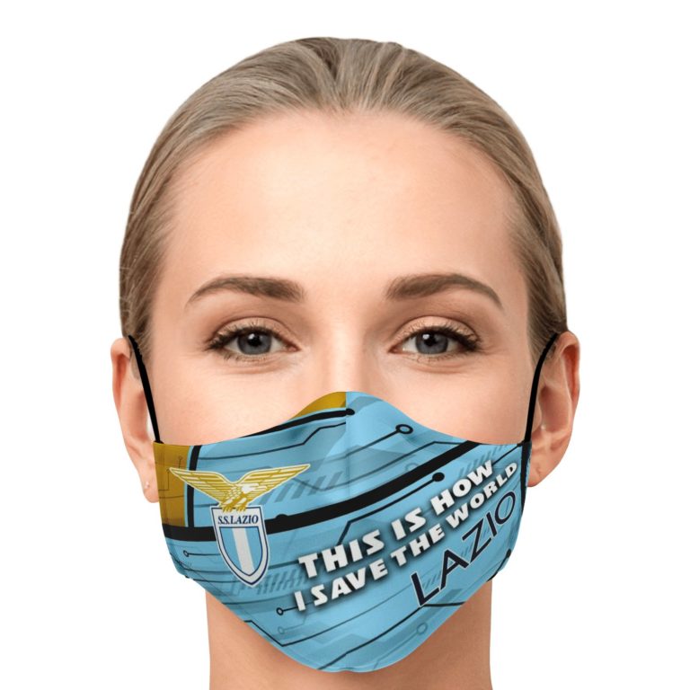 This Is How I Save The World Lazio Face Mask With PM2.5 Filters