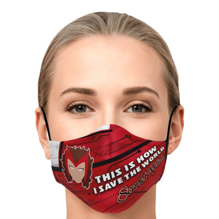 This Is How I Save The World Scarlet Witch Face Mask With PM2.5 Filters