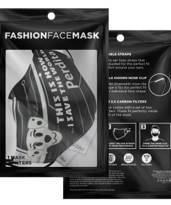 This Is How I Save The World Perdita Disney Face Mask With PM2.5 Filters