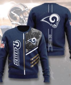 Los Angeles Rams Go Rams All Over Print Sweater Los Angeles Rams Go Rams All Over Print Sweater