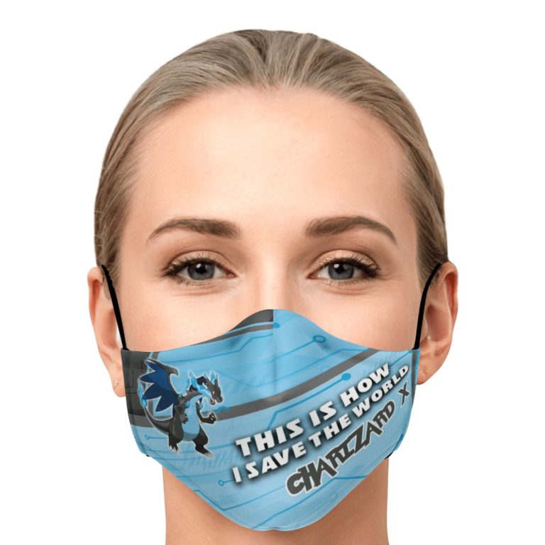 This Is How I Save The World Charizard X Pokemon Face Mask With PM2.5 Filters