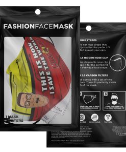 This Is How I Save The World Hank Hill Face Mask With PM2.5 Filters This Is How I Save The World Hank Hill Face Mask With PM2.5 Filters