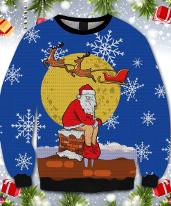 Funny Santa Xmas – All Over Print Christmas Wool Sweater