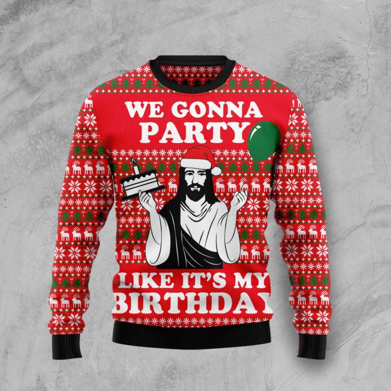 Christian Party Christmas Wool Sweater