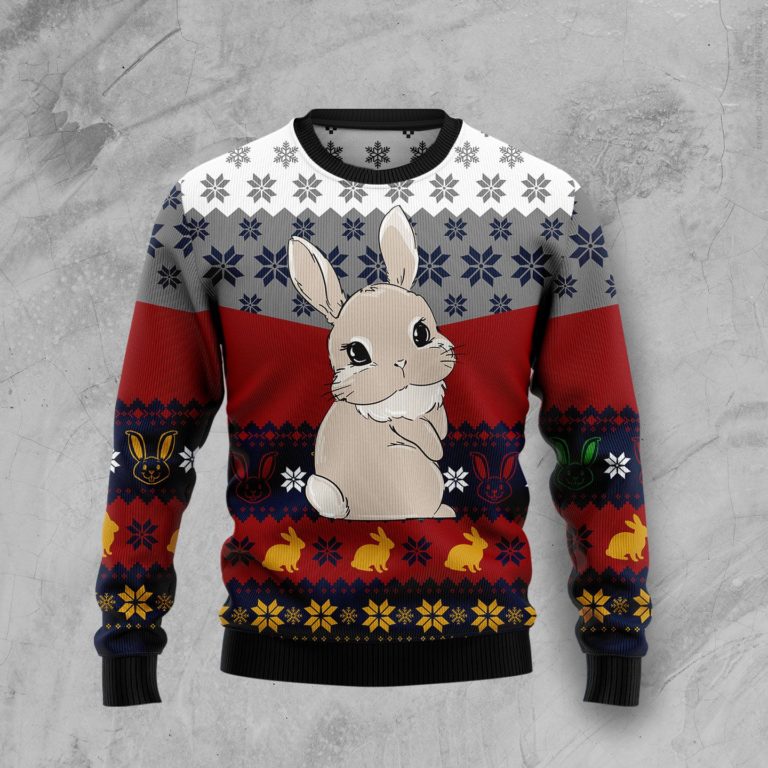 Cute Rabbit Christmas Wool Sweater