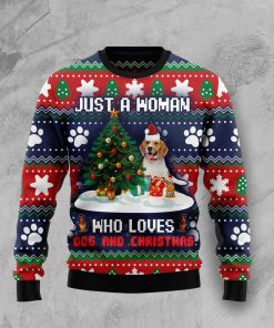 Custom Photo Dog Christmas Wool Sweater