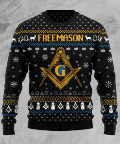 Freemason Christmas Wool Sweater