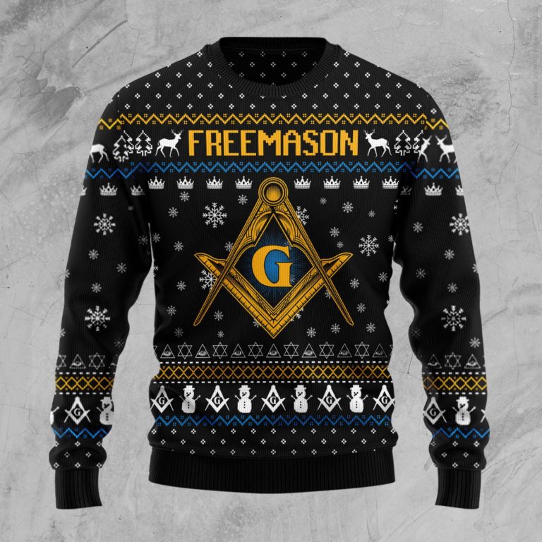 Freemason Christmas Wool Sweater