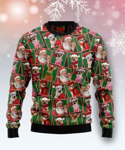 Chihuahua Santa Claus Christmas Wool Sweater