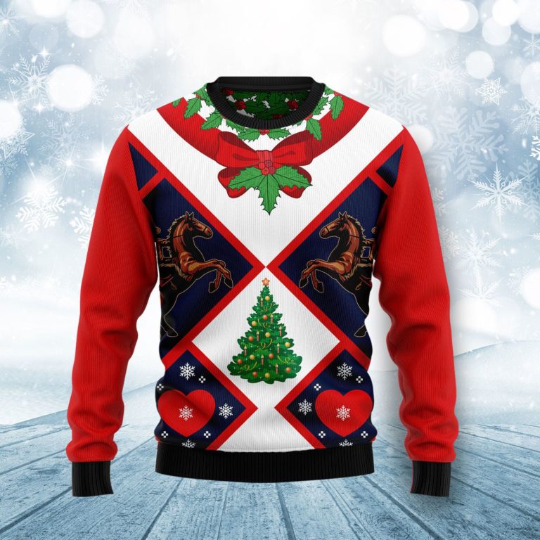 Cowboy Christmas Wool Sweater