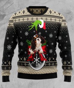 Cavalier King Charles Spaniel Xmas Ball Christmas Wool Sweater