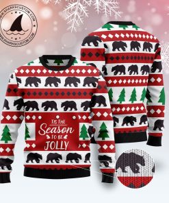 Christmas Tree and Bear Christmas Wool Sweater Christmas Tree and Bear Christmas Wool Sweater