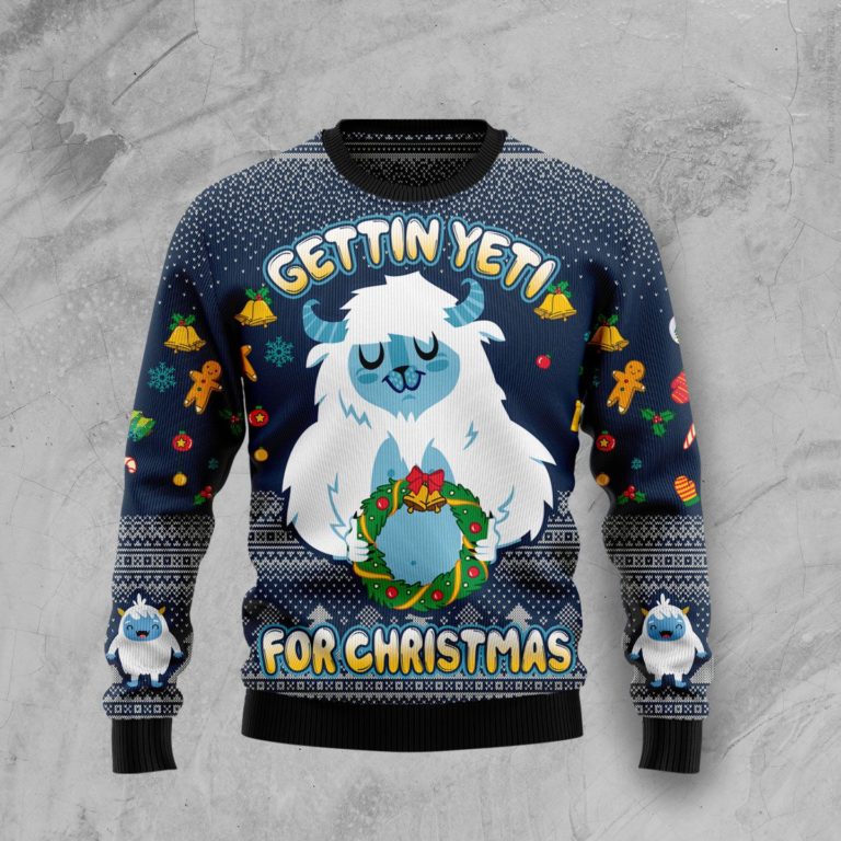 Gettin’ Yeti for Christmas Christmas Wool Sweater