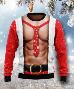 Funny Six Pack Muscle Christmas Wool Sweater
