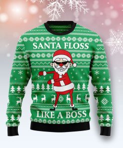 Funny Santa Claus Christmas Wool Sweater Funny Santa Claus Christmas Wool Sweater