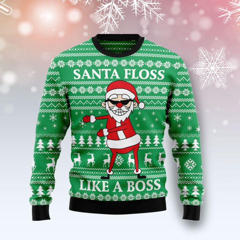 Funny Santa Claus Christmas Wool Sweater