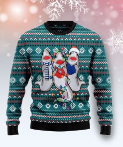 Funny Shark Christmas Wool Sweater