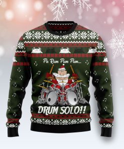Drum Solo Christmas Wool Sweater