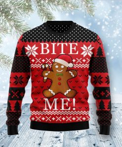 Christmas Bite Me Christmas Wool Sweater Christmas Bite Me Christmas Wool Sweater