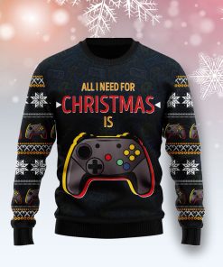 Games All I Need Christmas Wool Sweater