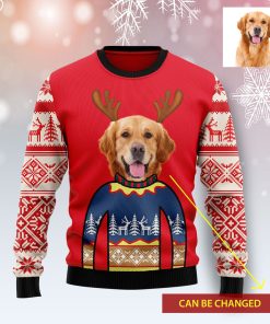 Dog Custom Face Christmas Christmas Wool Sweater