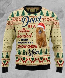 Chow Chow Mom Christmas Wool Sweater