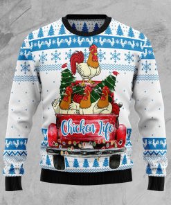 Chicken Life Christmas Wool Sweater