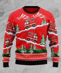 Firefighter Christmas Wool Sweater