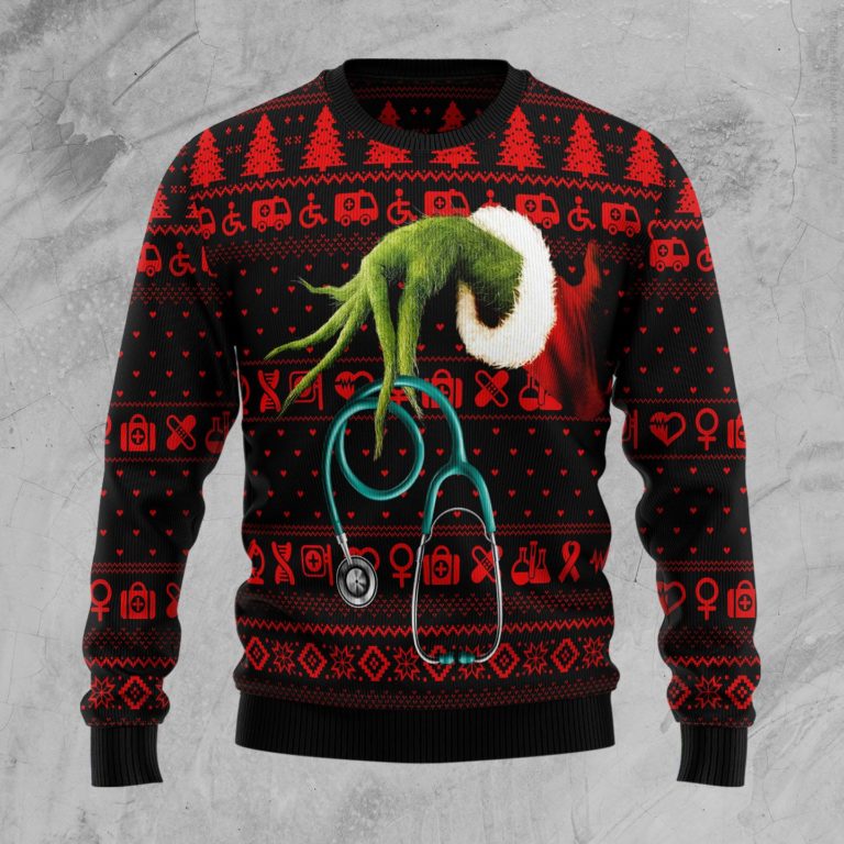 For Nurse Christmas Wool Sweater