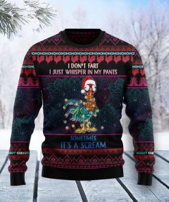 Chicken Funny Christmas Christmas Wool Sweater