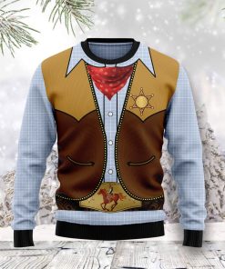 Cowboy Costume Christmas Wool Sweater