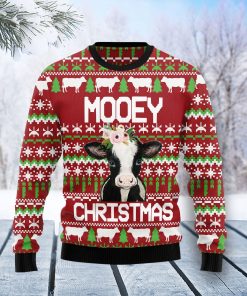 Cow Mooey Christmas Christmas Wool Sweater