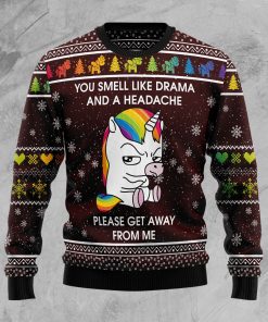 Funny Unicorn Christmas Wool Sweater