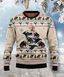 Dragon Tree Christmas Wool Sweater