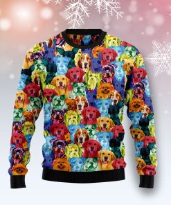 Dog Colorful Christmas Wool Sweater