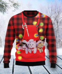 Cat Pocket Christmas Christmas Wool Sweater